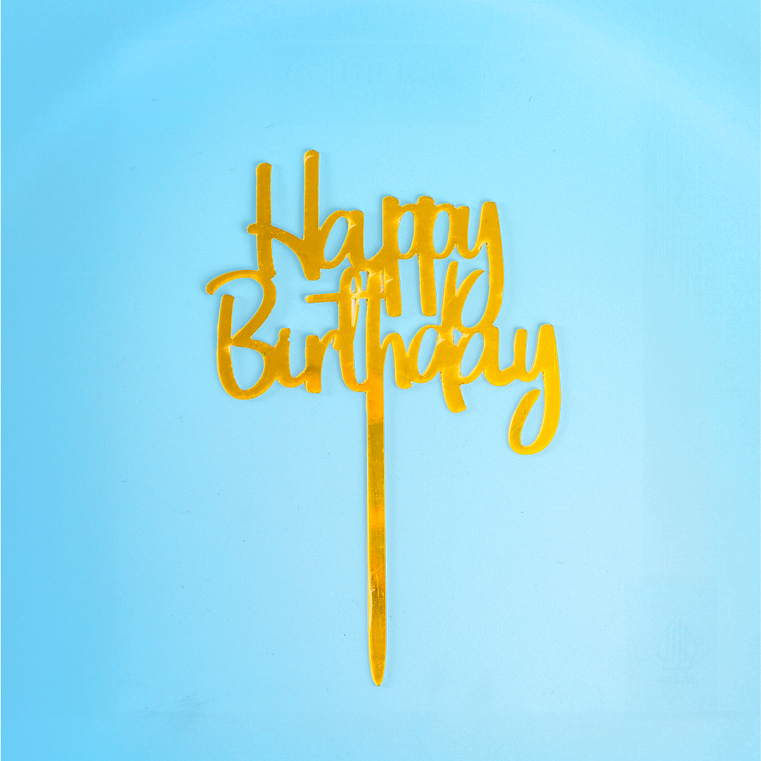 Happy Birthday Cake Topper