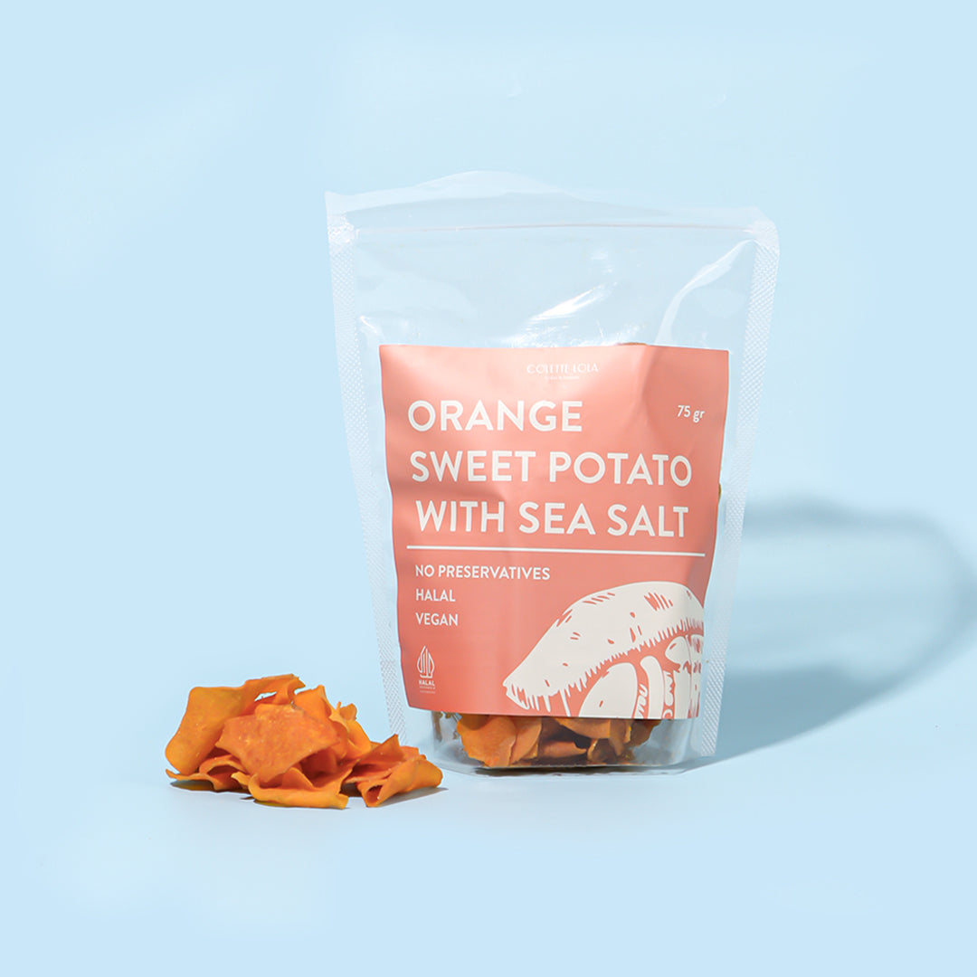 Orange Sweet Potato with Sea Salt