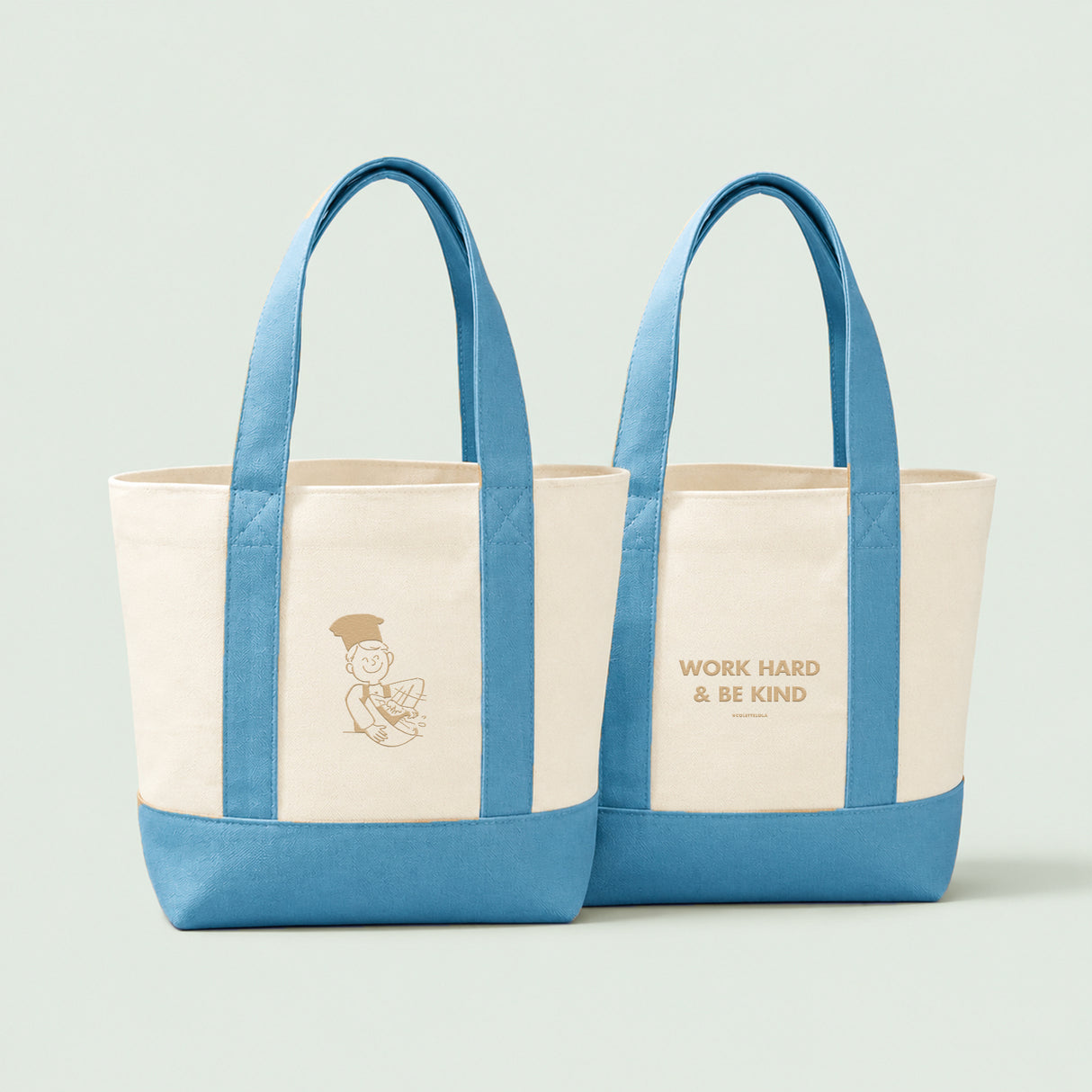 Work Hard & Be Kind Tote Bag