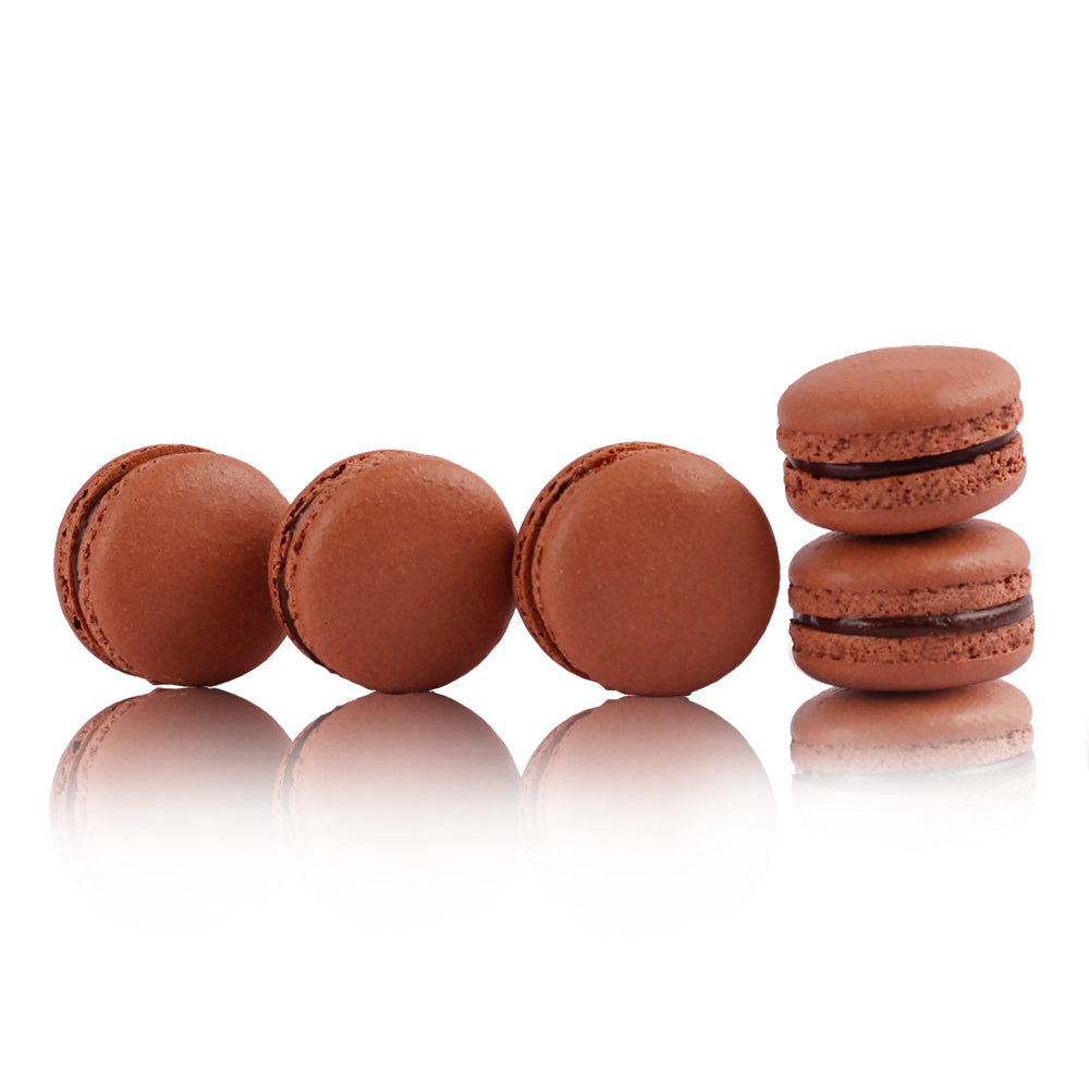 Macaron Single Coklat & Jeruk