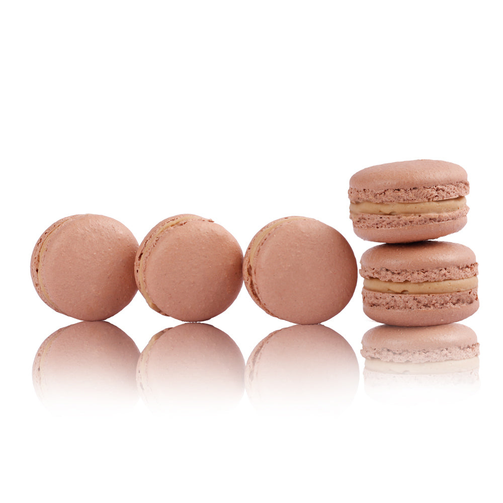 Kopi & Pisang Macaron Single