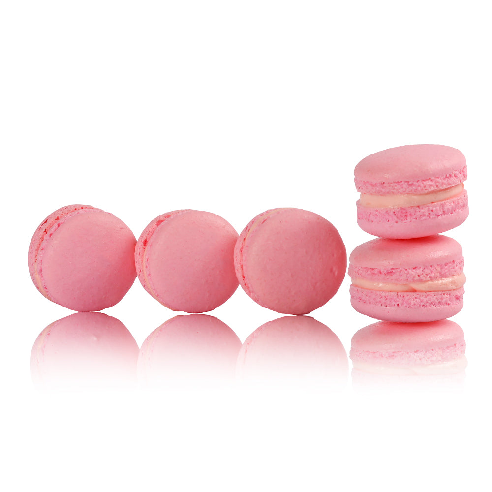 Mawar & Leci Macaron Tunggal