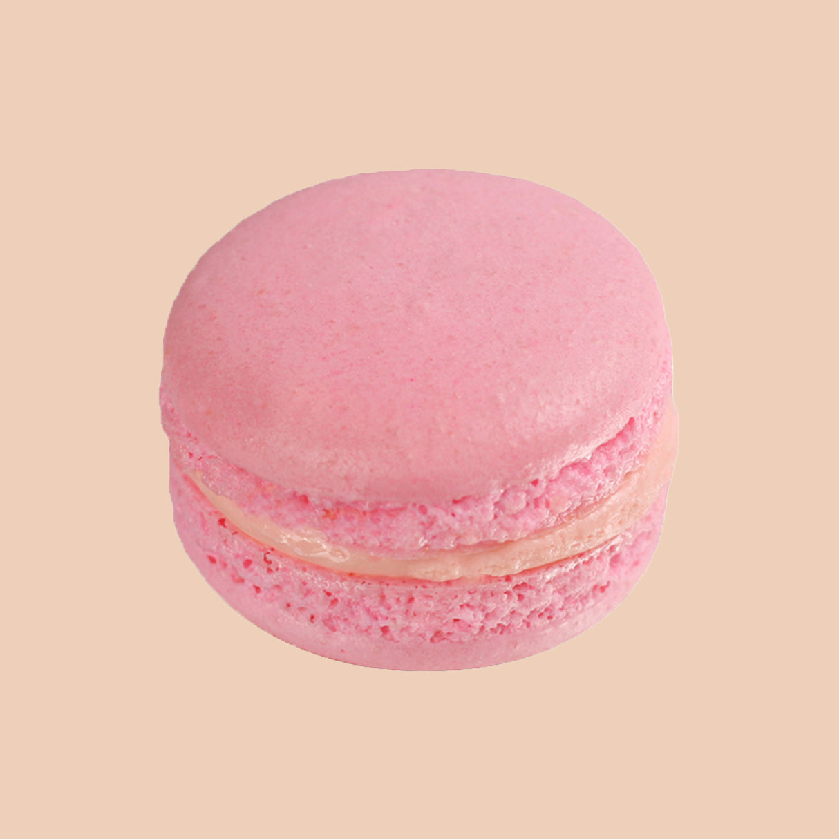 Rose & Lychee Macaron Single
