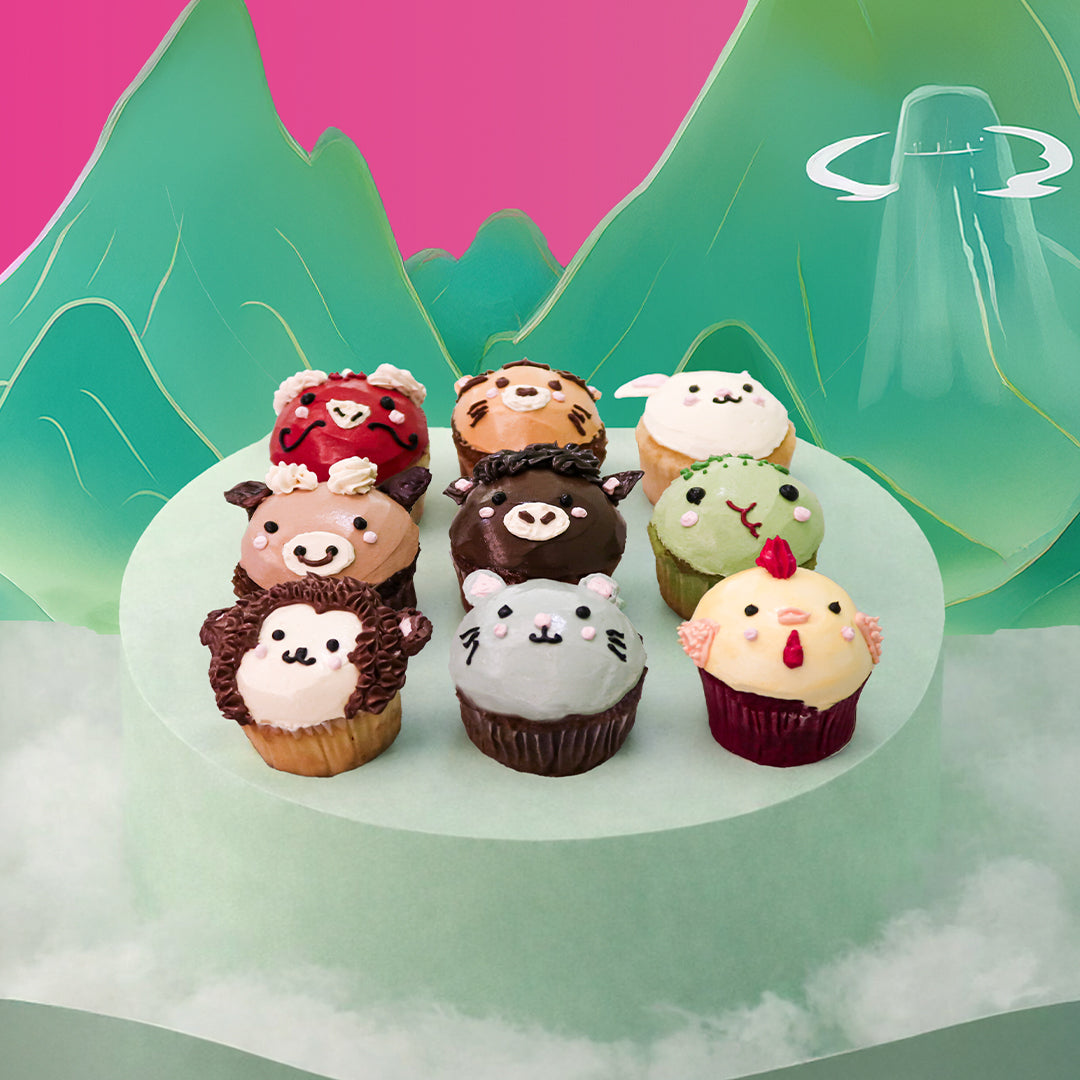 Lucky Zodiac Cupcakes