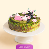 Sakura Matcha Burnt Cheese Cake
