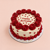 Custom Buttercream Lettering Cake