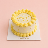 Custom Buttercream Lettering Cake
