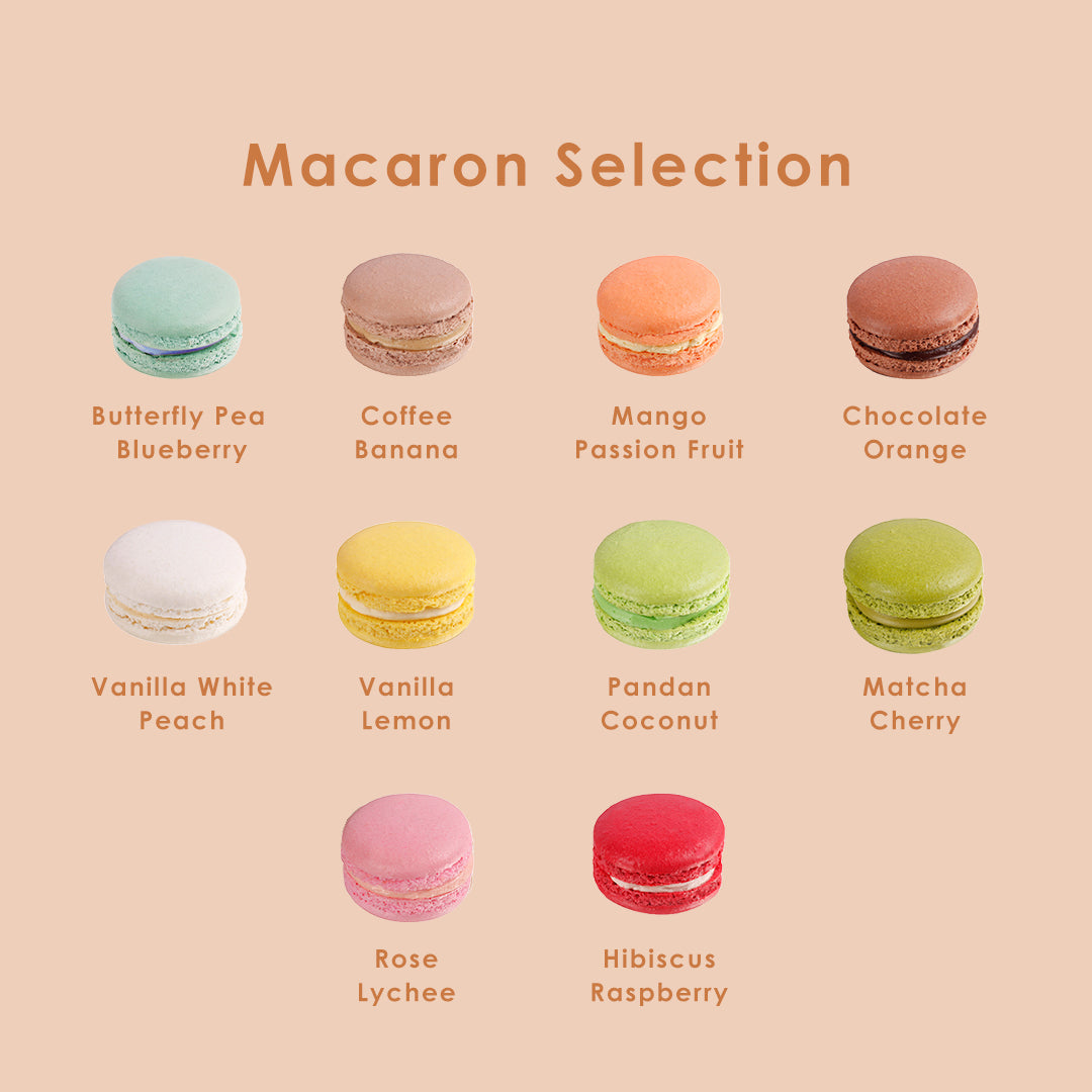 Pilihan Macaron Khusus - Kotak berisi 12