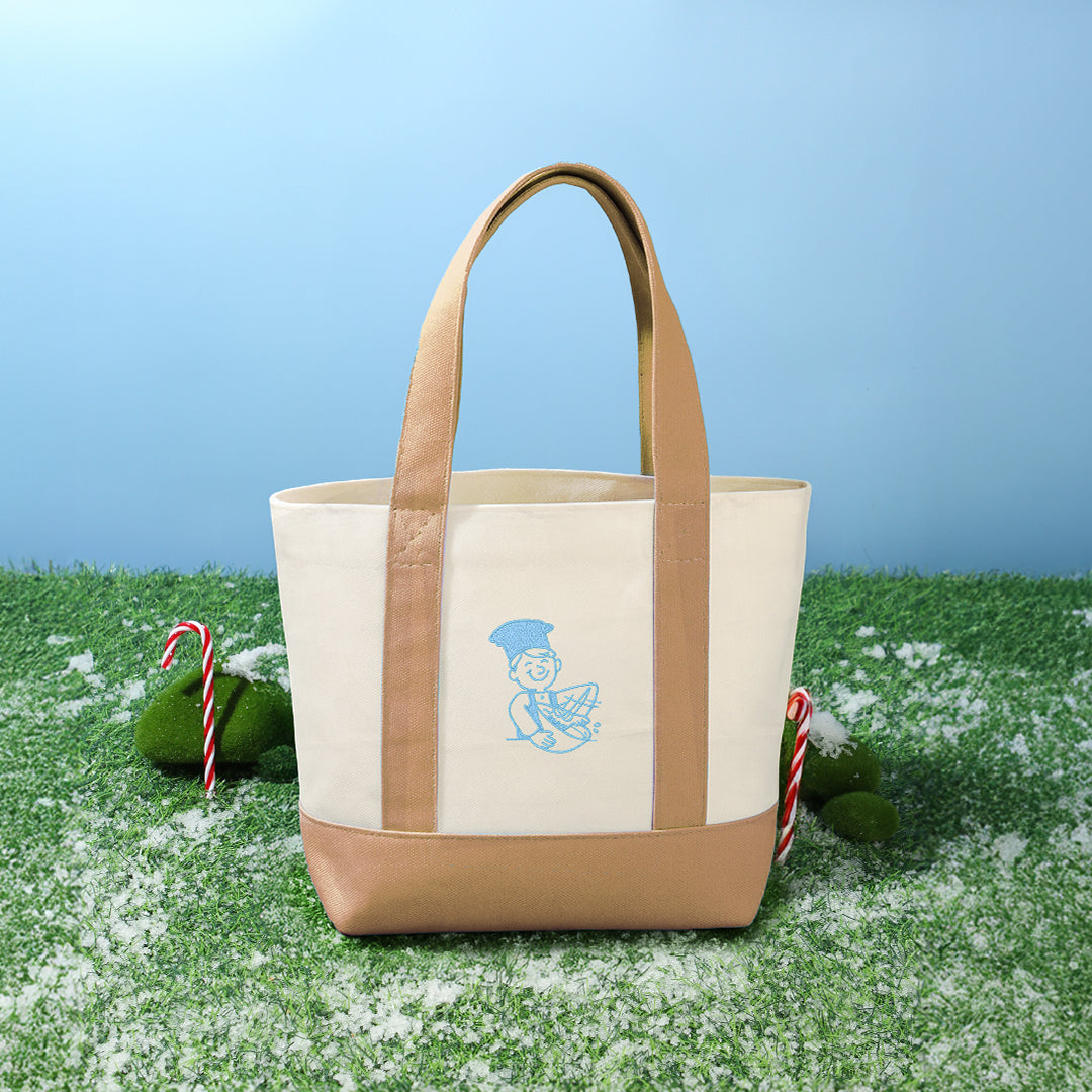 Work Hard & Be Kind Tote Bag - Chocolate