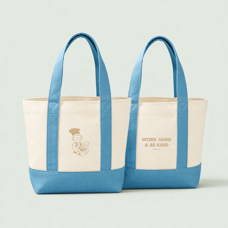 Work Hard & Be Kind Tote Bag