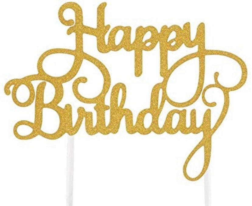 Happy Birthday Cake Topper  Colette & Lola Cake Shop – Colette Lola